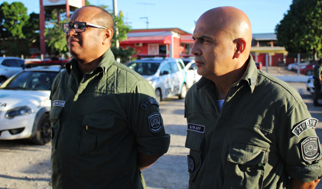 Coronel Leonardo Cosme e major Ady Alves agradecem à sociedade, imprensa e à tropa do 21º BPM