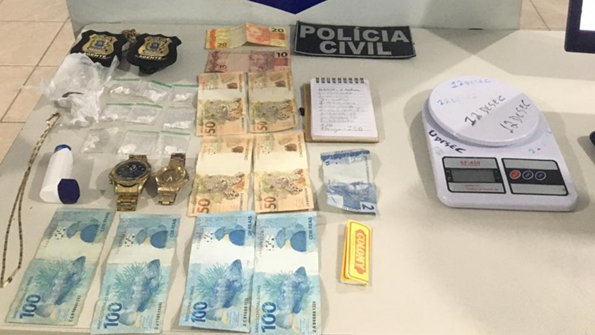 Polícia Civil apreende cocaína e prende suspeito de tráfico de drogas em Vitória